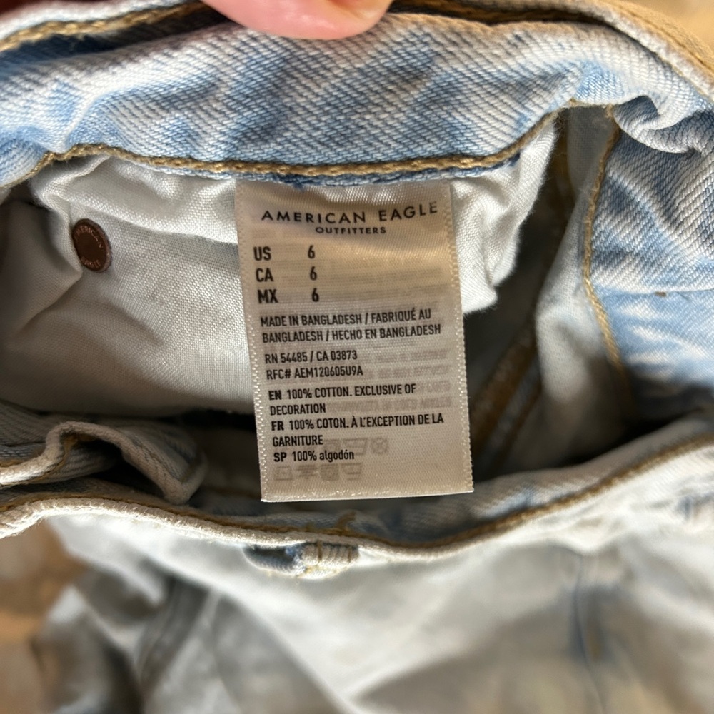 American Eagle Outfitters Light Blue Jean Shorts